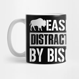 Easily Distracted By Bison Mug